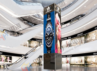 LED旋轉屏優(yōu)勢與特點，高鐵站、飛機場、商場是否適合？