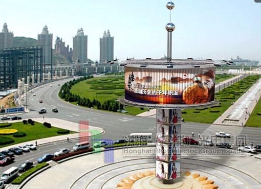 旋轉(zhuǎn)塔戶(hù)外廣告牌